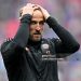 Harry Kane of Bayern Munich looks dejected after the Bundesliga match between RB Leipzig and FC Bayern München at Red Bull Arena on May 03, 2025 in Leipzig, Germany. (Photo by Stuart Franklin/Getty Images)