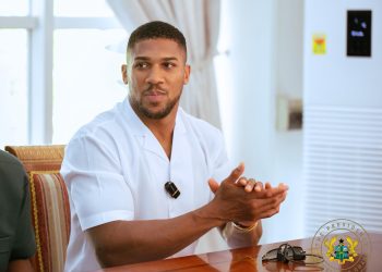 British Heavyweight Boxer Anthony Joshua Photo Courtesy: Government of Ghana