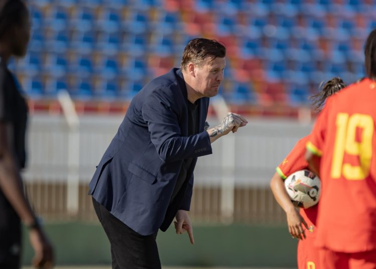Black Queens Head Coach Kim Lars Bjorkegren Photo Courtesy: GFA