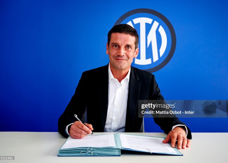 FC Internazionale unveil new coach Cristian Chivu at Inter HQ (Photo by Mattia Ozbot - Inter/Inter via Getty Images)
