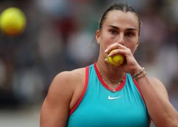 Aryna Sabalenka reacts after losing 2025 French Open Final to Coco Gauff  Photo Courtesy: Getty Images