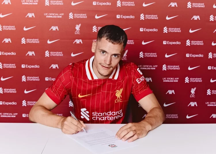 Florian Wirtz signing as new Liverpool player