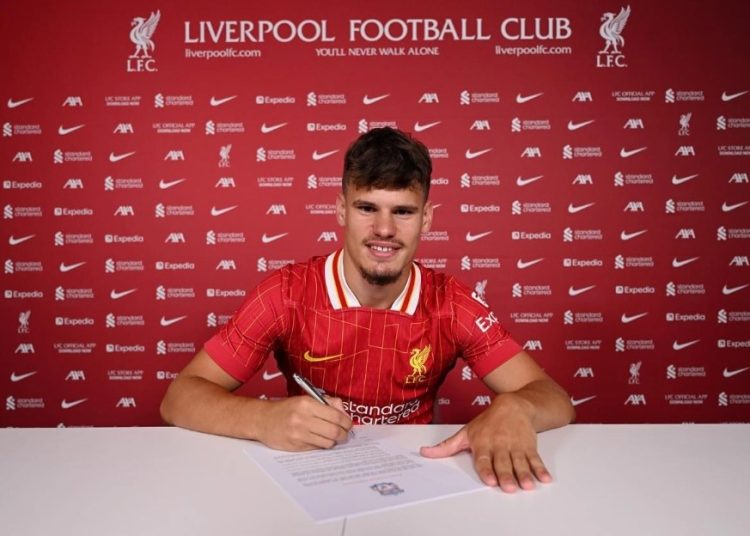 Milos Kerkez Photo Courtesy: Liverpool