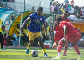 Shot from Kotoko (red) v Vision FC Game Photo Courtesy: Vision FC