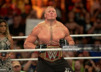 Professional Wrestling: WWE SummerSlam: Brock Lesnar
CREDIT: Rob Tringali (Photo by Rob Tringali /Sports Illustrated via Getty Images)
(Set Number: X162079 TK1 )