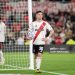 Franco Mastantuono of River Plate looks on (Photo by Manuel Cortina/SOPA Images/LightRocket via Getty Images)