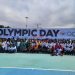 GOC, NSA, various Discipline heads and the athletes taking a group photo