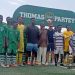 Thomas Partey with scouts, coaches and players Thomas Partey Tournament Final