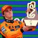 Oscar Piastri lifts trophy after winning 2025 Spanish Grand Prix Photo Courtesy: Reuters