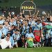 Pyramids FC celebrate after winning CAF Champions League title Photo Courtesy: CAF