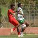 Shot from Black Queens (red) friendly game against Nigeria  Photo Courtesy: GFA