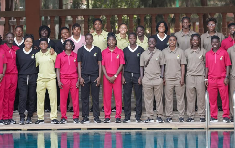 Black Queens ahead of 2024 WAFCON Photo Courtesy: CAF