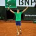 Jannik Sinner celebrates win over Novak Djokovic at 2025 Fench Open semifinals Photo Courtesy: Getty Images