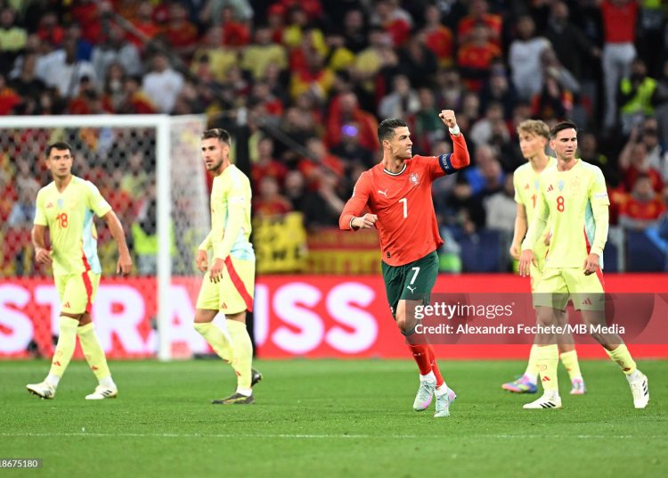 Cristiano Ronaldo . (Photo by Alexandra Fechete/MB Media/Getty Images)
