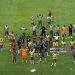 Mamelodi Sundowns FC acknowledge their fans following the FIFA Club World Cup 2025 group F match between Mamelodi Sundowns FC and Fluminense FC (Photo by Dan Mullan/Getty Images)