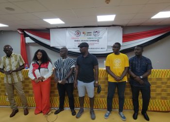 From Left:
Samuel Kenneth Arthur (President),
Reina Abbey (Vice President),
Kwasi Adu-Apau  (General Secretary),
Kojo Twum Baah (Treasurer),
Flt Lt. Eleazer Dodoo(Executive Member),
Paa Kofi Ewool (Executive Member)