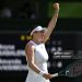 Amanda Anisimova of United States celebrates winning a point against Aryna Sabalenka during the Ladies' Singles semi-final match on day eleven of The Championships Wimbledon 2025 (Photo by Visionhaus via Getty Images)