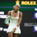 Coco Gauff of the United States reacts during her loss to Dayana Yastremska of Ukraine in her rescheduled ladies' Singles first round match on day two of The Championships Wimbledon 2025 (Photo by Peter van den Berg/ISI Photos/ISI Photos via Getty Images)