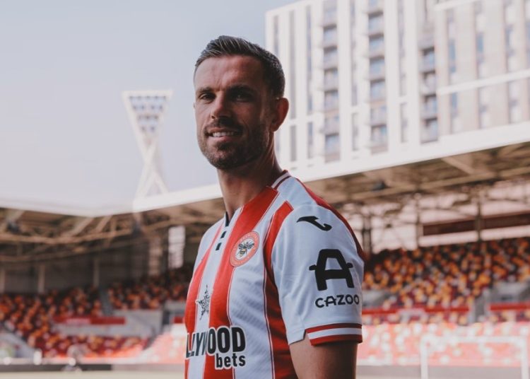 Jordan Henderson Photo Courtesy: Brentford