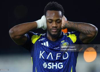 Jhon Durán  (Photo by Al Nassr FC/Al Nassr FC via Getty Images)