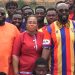 Linda Ocloo with the Hearts of Oak team