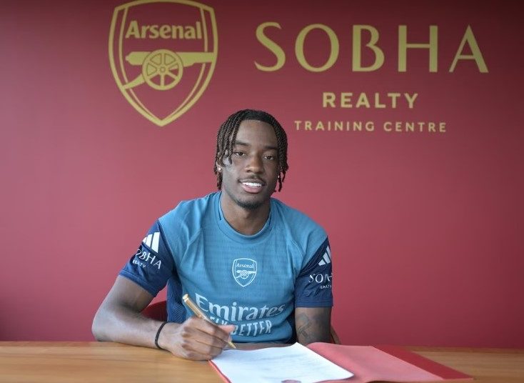 Noni Madueke Photo Courtesy: Arsenal