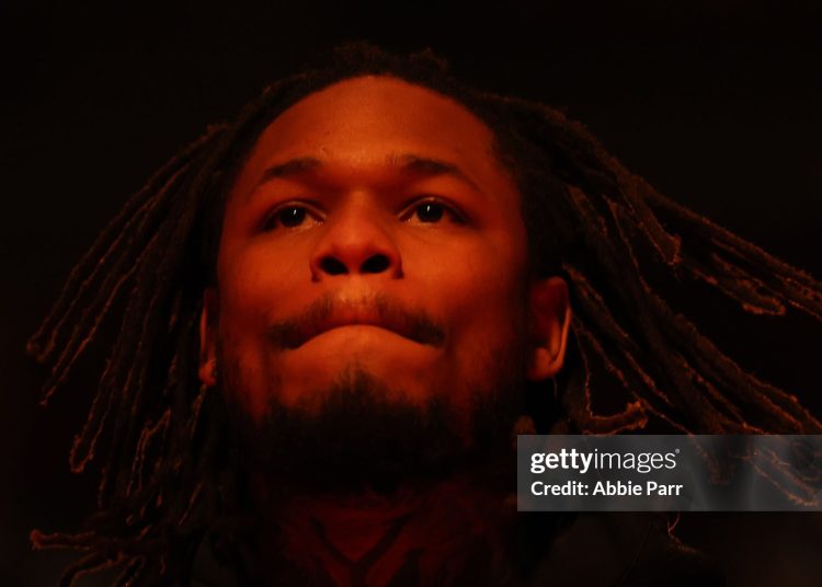 Ben McLemore #23 of the Portland Trail Blazers looks on before the game against the Utah Jazz at Moda Center (Photo by Abbie Parr/Getty Images)