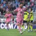 Lionel Messi #10 of Inter Miami CF celebrates after scoring the team's first goal during MLS Match (Photo by Leonardo Fernandez/Getty Images)