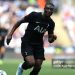 Mohammed Kudus  controls the ball during the pre-season friendly match between Reading and Tottenham Hotspur (Photo by Ryan Pierse/Getty Images)