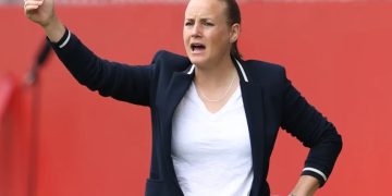Zambia National Women's Football Team Head Coach Nora Hauptle Photo Courtesy: CAF