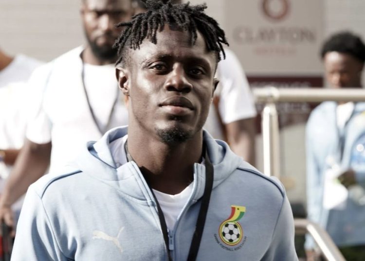Kwame Opoku with the Black Stars
