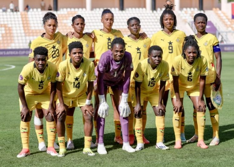 Black Queens starting lineup against Morocco in 2024 AFCON semifinals Photo Courtesy: GFA