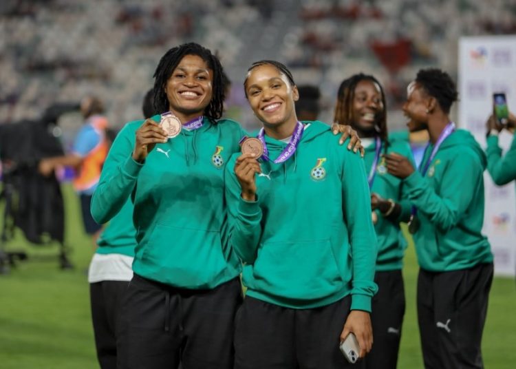2024 CAF Women's AFCON Bronze Medal winners Black Queens Photo Courtesy: Ghana WNT on X