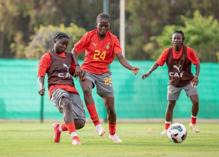 Black Queens at a training session Photo Courtesy: GFA