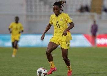 Alice Kusi in action at 2024 AFCON Photo Courtesy: GhanaWNT on X