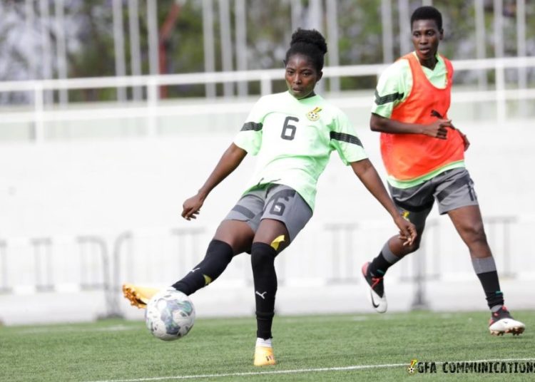 Jennifer Cudjoe in a training session Photo Courtesy: GFA