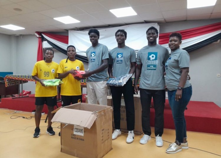 Shot from Soccer For Dreamers presentation to football teams Photo Courtesy: Sammy Okine