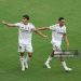 Gonzalo Garcia #30 of Real Madrid C.F. celebrates scoring his team's first goal with Trent Alexander-Arnold #12 of Real Madrid C.F.(Photo by Kevin C. Cox/Getty Images)