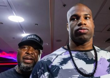 Don Charles with Daniel Dubois Photo Courtesy: Getty Images