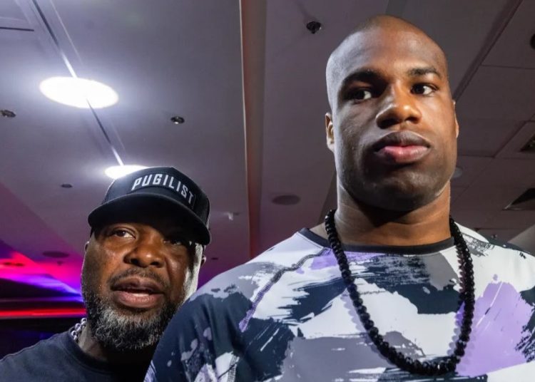 Don Charles with Daniel Dubois Photo Courtesy: Getty Images