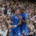 Joa Pedro celebrates Chelsea win with Enzo Fernandez (left) Photo Courtesy: Getty Images