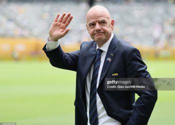 FIFA President Gianni Infantino (Photo by Qian Jun/MB Media/Getty Images)