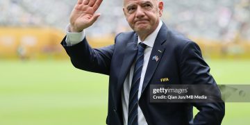 FIFA President Gianni Infantino (Photo by Qian Jun/MB Media/Getty Images)