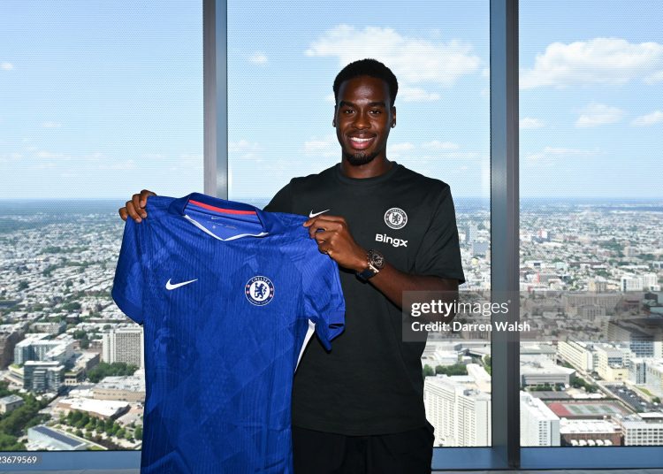 Chelsea Unveil New Signing Jamie Gittens (Photo by Darren Walsh/Chelsea FC via Getty Images)