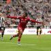 Rio Ngumoha celebrates after scoring winner for Liverpool against Newcastle Photo Courtesy: Getty Images