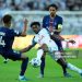 Desire Doue of Paris Saint-Germain, Mohammed Kudus of Tottenham Hotspur and Marquinhos of Paris Saint-Germain battle for the ball during the UEFA Super Cup 2025 match between Paris Saint-Germain and Tottenham Hotspur (Photo by Matteo Ciambelli/DeFodi Images/DeFodi via Getty Images)