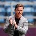 Scott Parker, Manager of Burnley, applauds during the pre-season friendly match between Burnley and SS Lazio at Turf Moor (Photo by Alex Livesey/Getty Images)