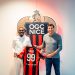 Salis Samed with Nice CEO Fabrice Bocquet Photo Courtesy: OGC Nice