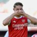 Viktor Gyökeres  celebrates scoring his team's first goal during the pre-season friendly match between Arsenal and Athletic Club at Emirates Stadium on August 09, 2025 in London, England. (Photo by Stuart MacFarlane/Arsenal FC via Getty Images)