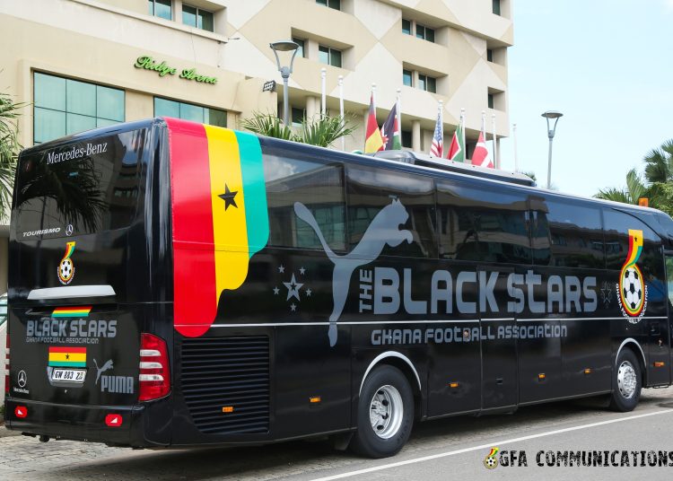 Black Stars Bus Photo Courtesy: GFA